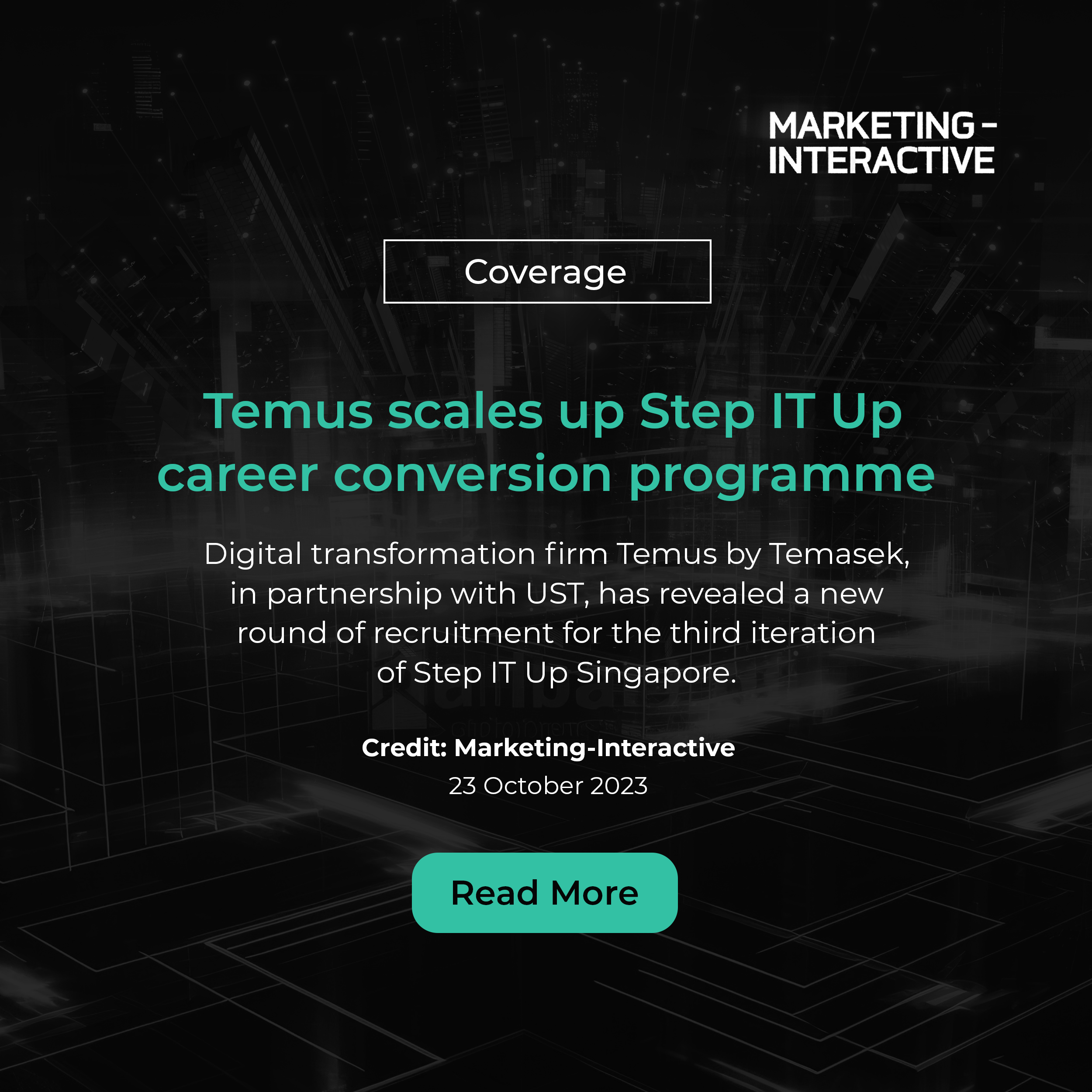 Coverage: Temus scales up Step IT Up career conversion programme