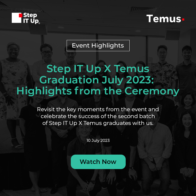 Step IT Up X Temus Graduation July 2023:  Highlights from the Ceremony