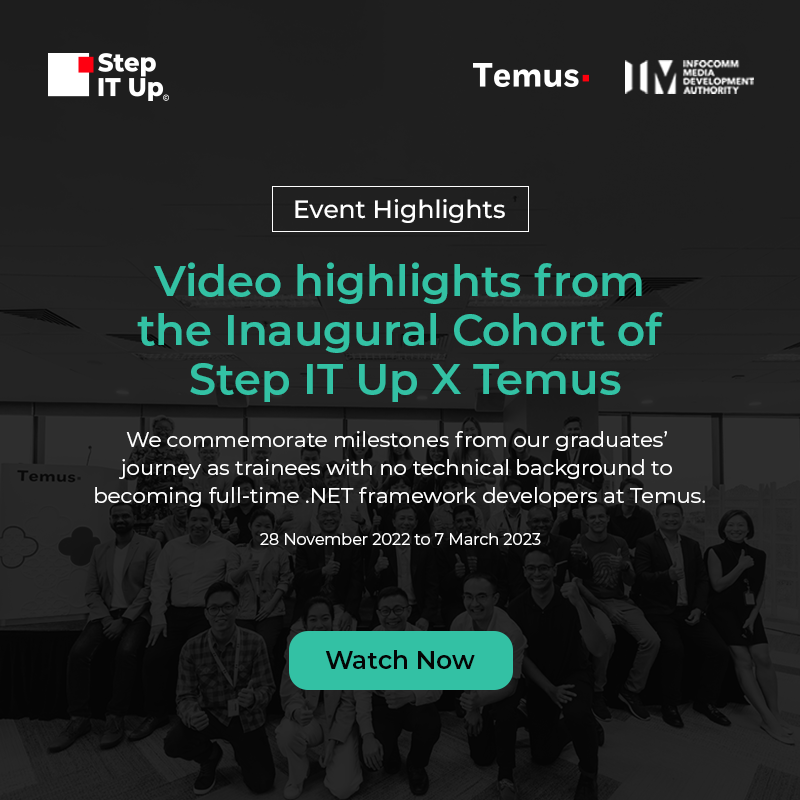 Video highlights from the Inaugural Cohort of Step IT Up X Temus