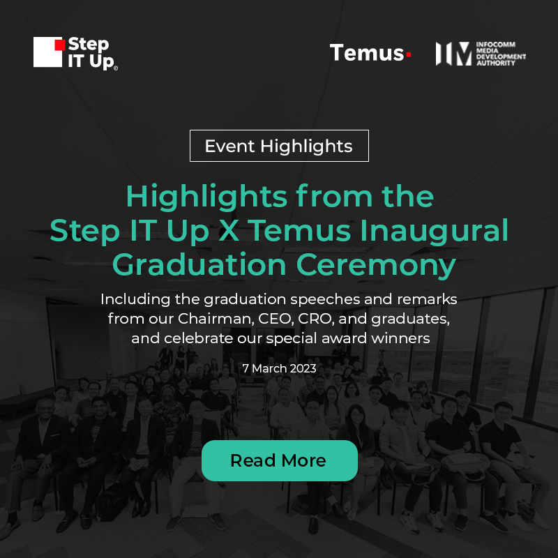 Event Highlights: Step IT Up x Temus Inaugural Graduation Ceremony