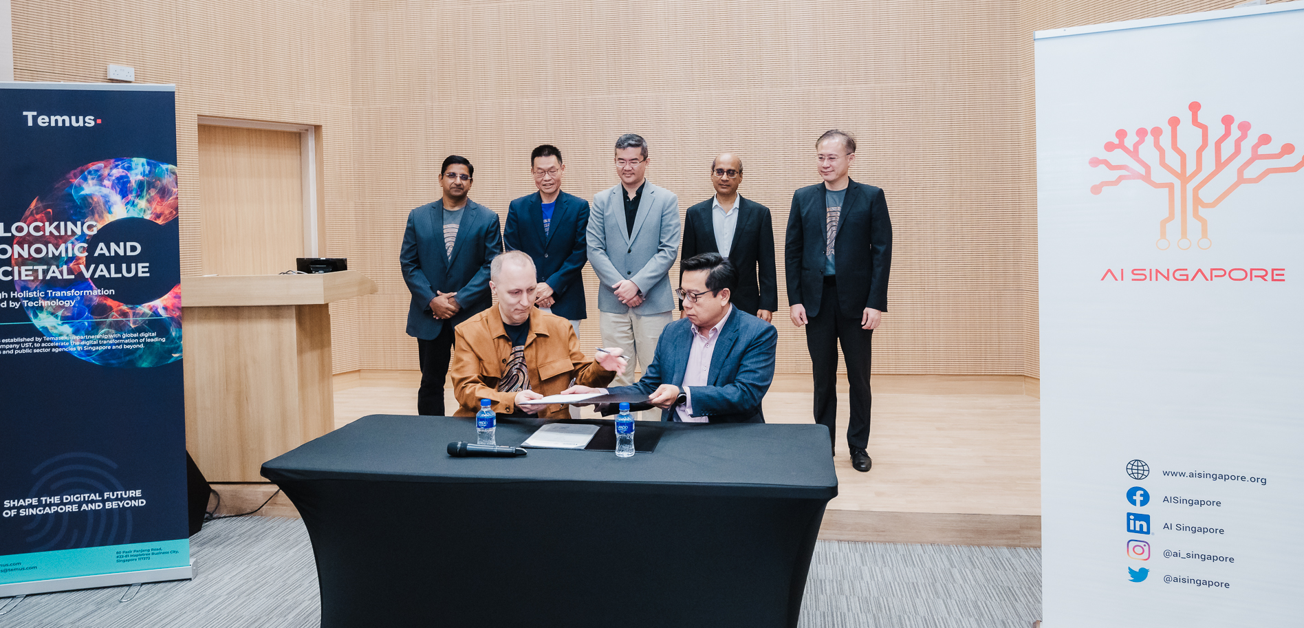 Temus and AI Singapore sign MOU to accelerate AI innovation and adoption